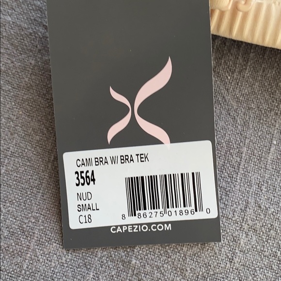 Capezio Nude bra with clear straps - Picture 4 of 4